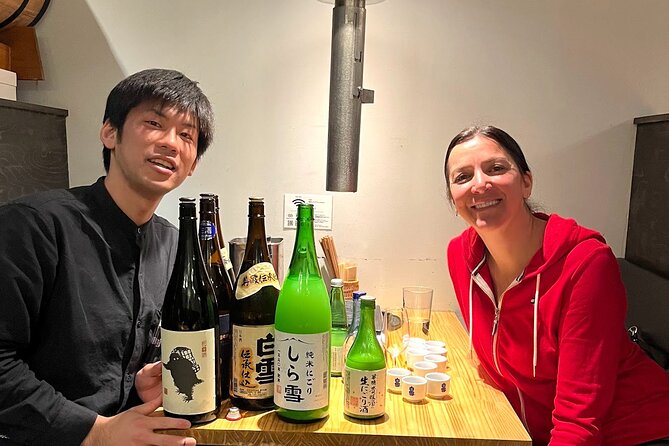 10 kinds Sake Tasting Experience in Tsukiji with local!! - What happens during the 90-minute sake session