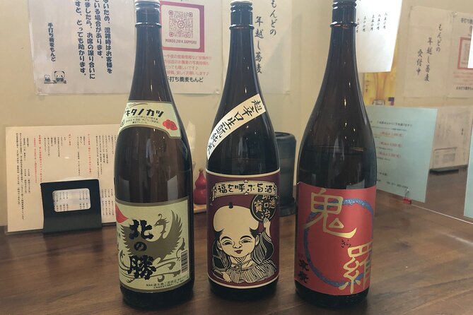 A pairing experience in Sapporo where you can enjoy tempura and 3 kinds of Hokkaido-only sake, along with a soba-noodle making experience! - Starting at Hassamu 6 Jō
