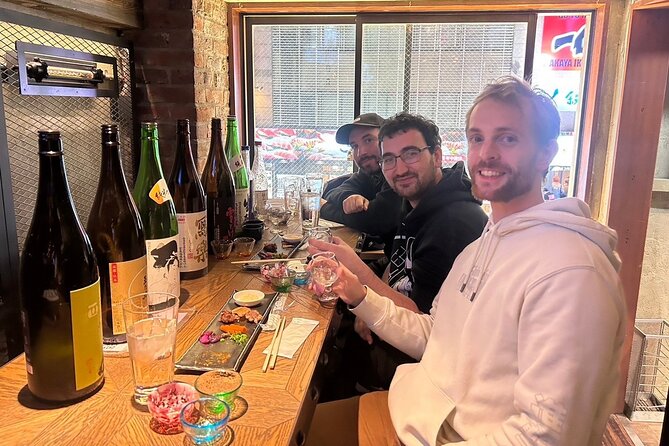 Casual Japanese SAKE tasting and snack experience in Kabukicho - A relaxed host matters more than a formal lecture