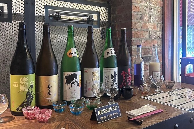 Casual Japanese SAKE tasting and snack experience in Kabukicho - What the $39.64 price really gives you