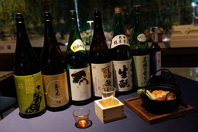 Cherry blossom & Japanese Sake Tasting in Shinjuku - Eight sakes, arranged to make sense