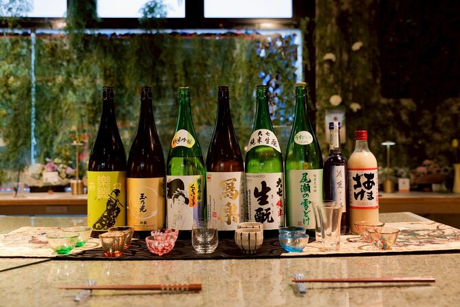 Cherry blossom & Japanese Sake Tasting in Shinjuku - The final pour is amazake