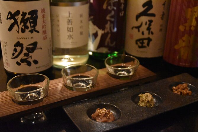 Experience Comparing Sake and Delicacies in shinjyuku - Key points at a glance