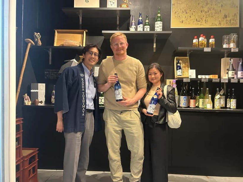 Historic Kanda Sake Tasting at Tokyo’s Oldest Shop (1596) - Seven small pours, with room to compare