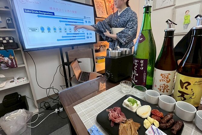 Japanese Sake Tasting and Masu Crafting Experience in Tokyo - Small Snacks That Change the Way Sake Tastes