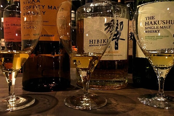 Kyoto Luxury Sake, Whisky and Cocktail Tour - Sake tasting with Kyoto food traditions