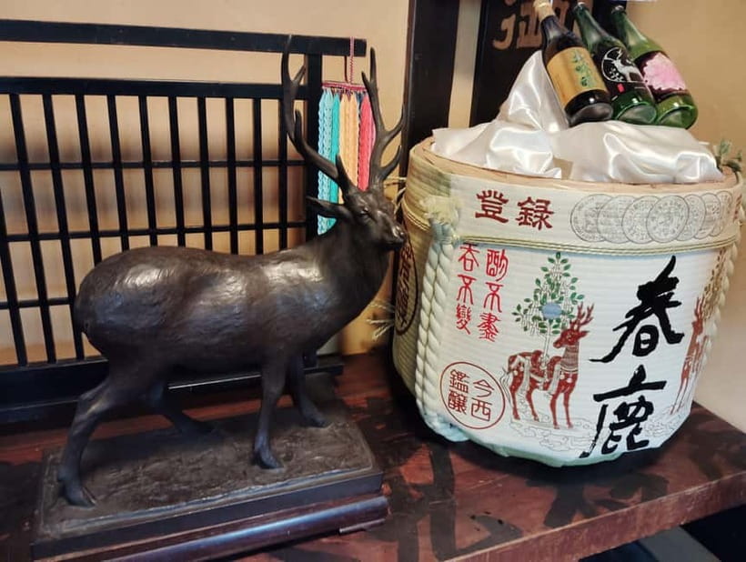 Nara: Sake Tasting Tour at the Birthplace of Japanese Sake - First brewery: sake at the source