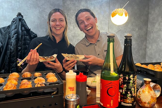 Osaka Sake Tasting & Takoyaki Cooking Experience - Key points to know before booking