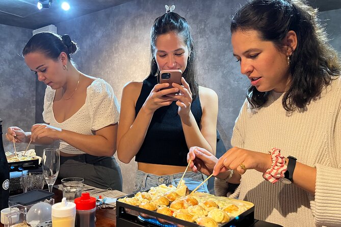 Osaka Sake Tasting & Takoyaki Cooking Experience - The food and drink are the main value