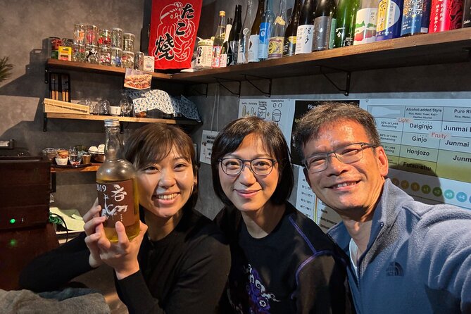 Osaka Sake Tasting & Takoyaki Cooking Experience - Afternoon or evening timing