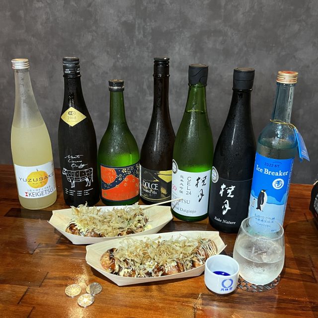 Osaka Sake Tasting with Takoyaki Cooking - Why this Osaka pairing works so well