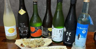 Osaka Sake Tasting with Takoyaki Cooking