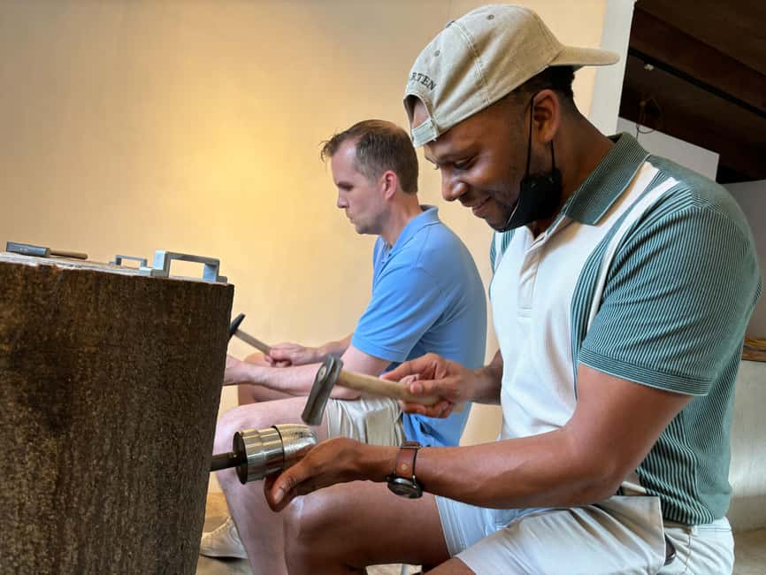Private Pewter Sake Cup Experience with a Kyoto Artisan - Entering A Working Pewter Workshop