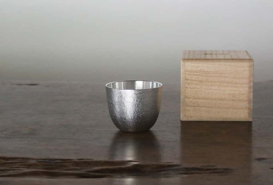 Private Pewter Sake Cup Experience with a Kyoto Artisan - Filing The Height And Smoothing The Rim