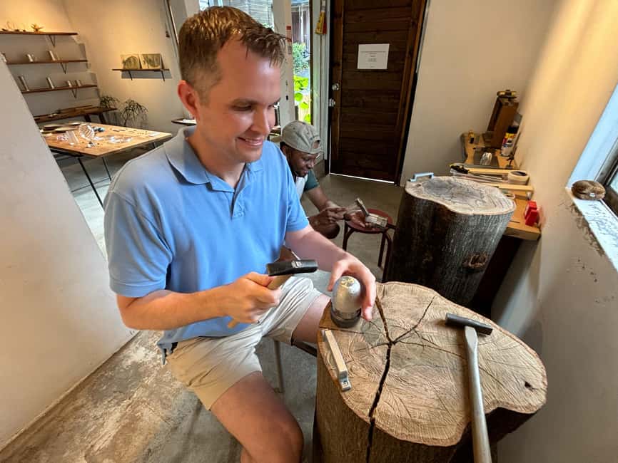Private Pewter Sake Cup Experience with a Kyoto Artisan - What The Finished Cup Is Like