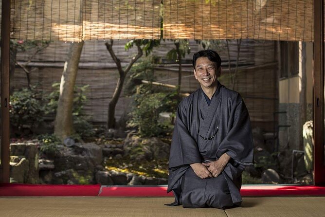 Private Tea Ceremony and Sake Tasting in Kyoto Samurai House - Kimono, samurai robes, and katana photographs