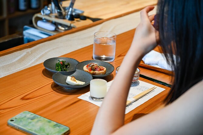 Sake "Omakase" in Osaka : Guided Tasting by a Active Sake brewer - Why Fukushima is a good setting for sake