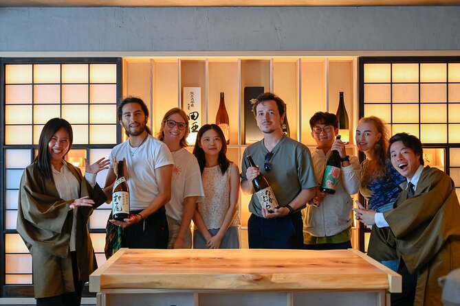 Sake "Omakase" in Osaka : Guided Tasting by a Active Sake brewer - A close look at the 1:00 p.m. schedule