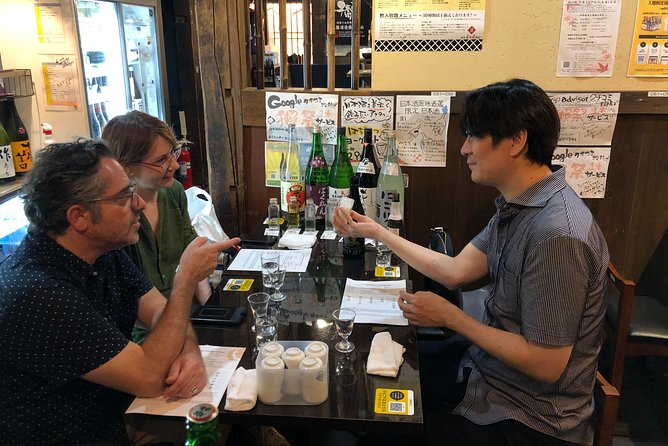 Tasting All Types of Sake with Sommelier - Meeting Aki near Shinjuku San Chome