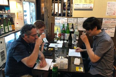 Tasting All Types of Sake with Sommelier