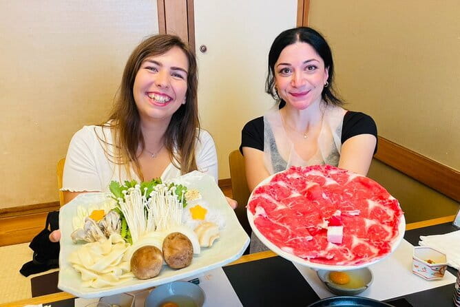 Wagyu BBQ & Sukiyaki with Sake Pairing Experience near Ginza - Sukiyaki brings a second Japanese cooking style