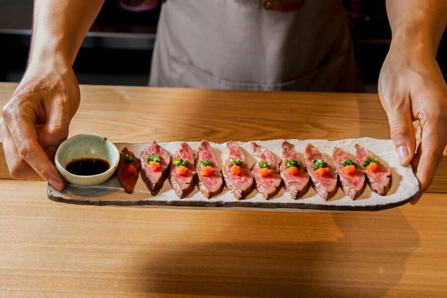 Wagyu & Sake 8 Course Tasting Dinner in Shinjuku - Sake pairing is more than a drink on the side